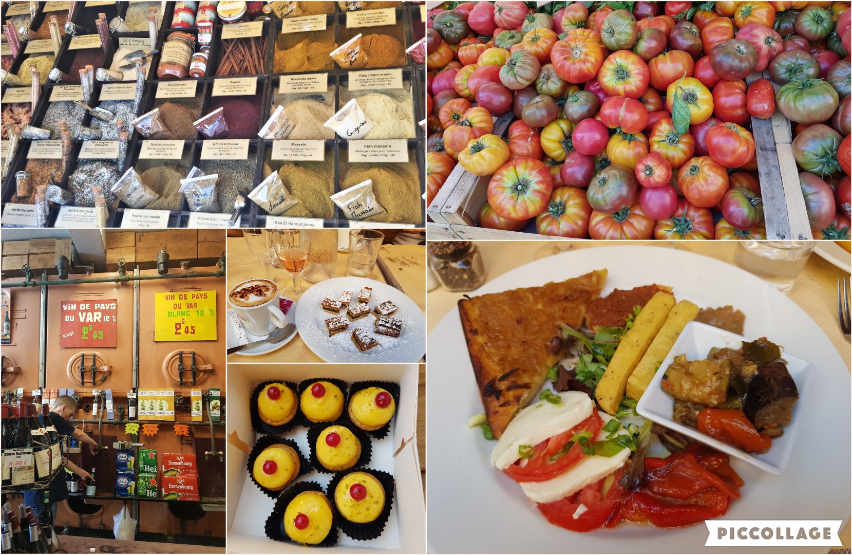 Collage Nice Food Tour